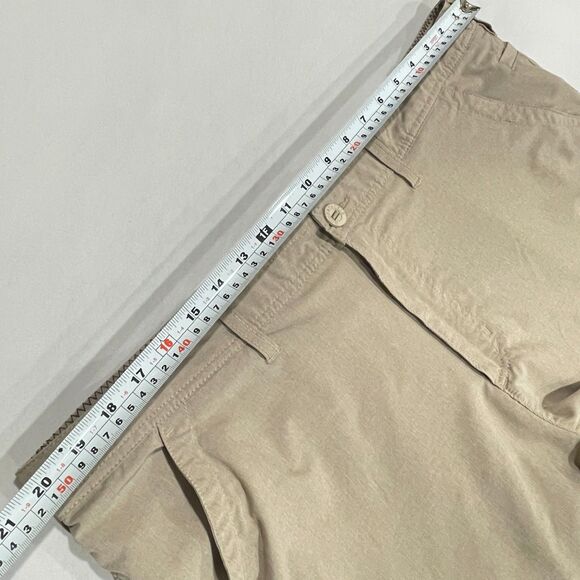 ~ Hook & Tackle 40 Mens Shorts Gray Grey Grayish-Tan Greige Tan Fishing Ripstop - Picture 8 of 14